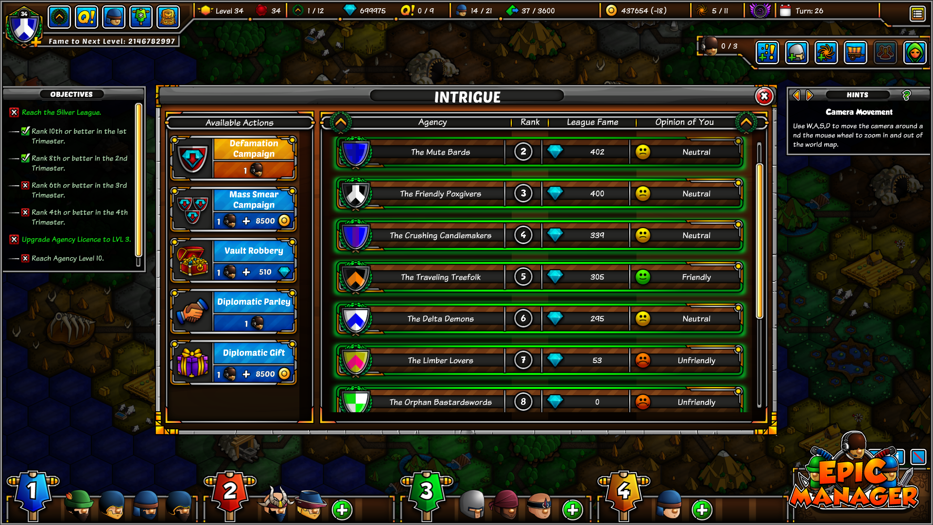 Epic Manager – Create Your Own Adventuring Agency