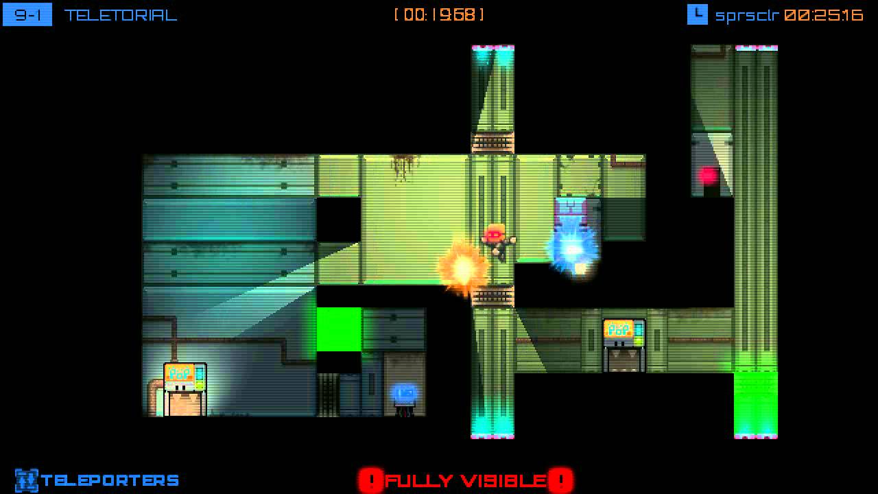 Stealth Bastard Deluxe: The Teleporter Chambers