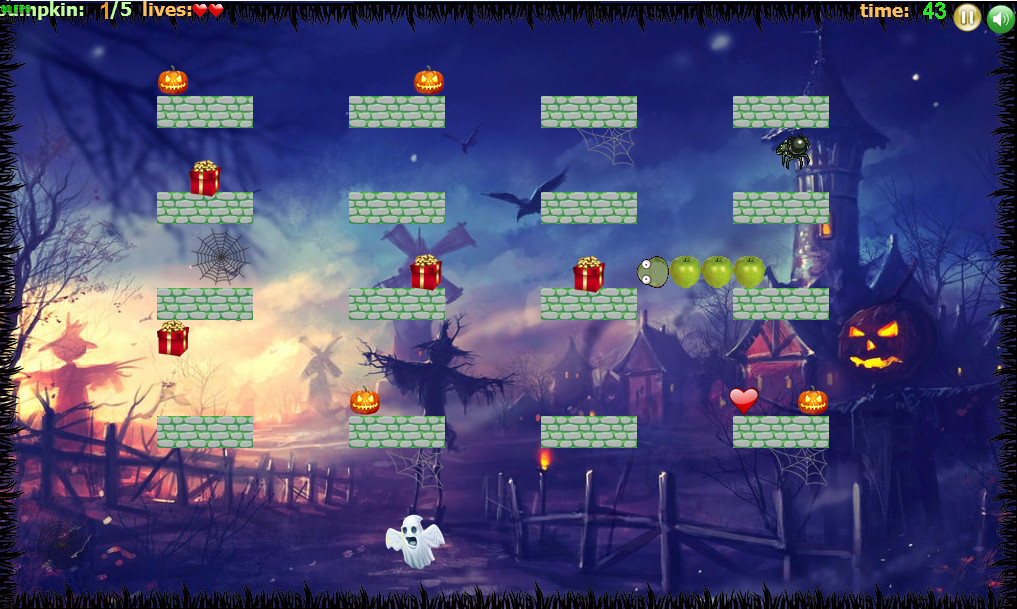 AppleSnake: Halloween Adventures
