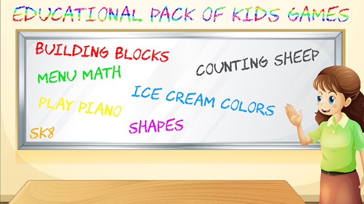 Educational Pack of Kids Games