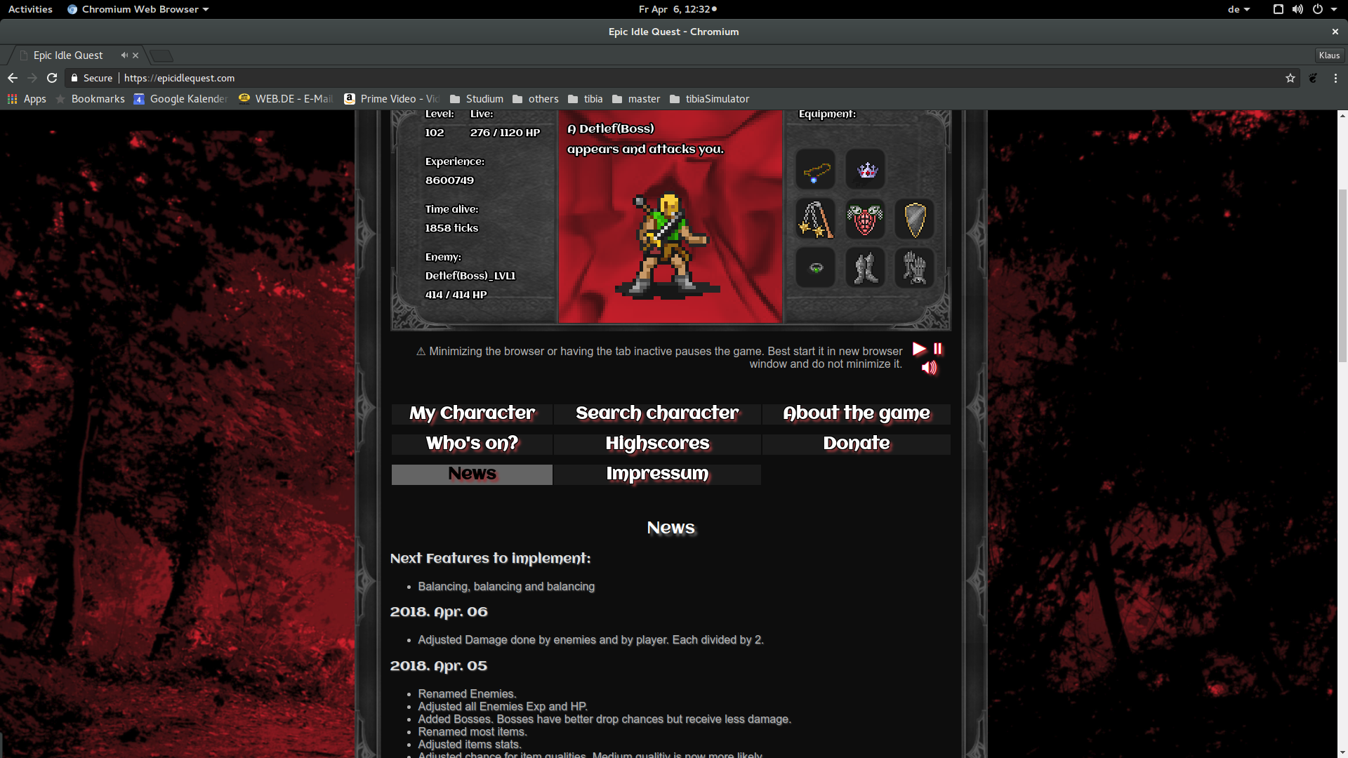 Epic Idle Quest