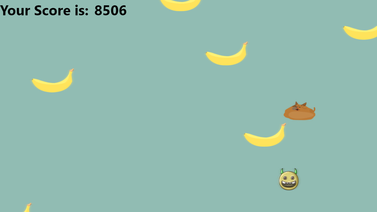 Cat doesn’t like banana