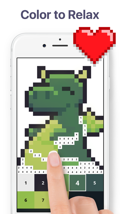 Pixel Art: Color by Number