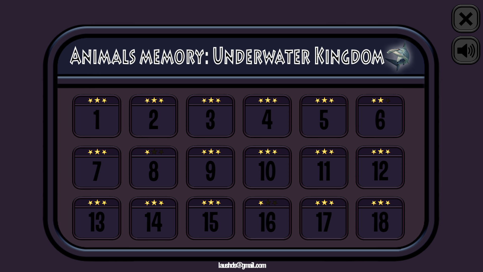 Animals Memory: Underwater Kingdom