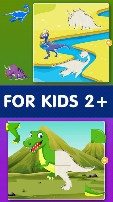 Dinosaur Games: Puzzle for Kids &amp; Toddlers