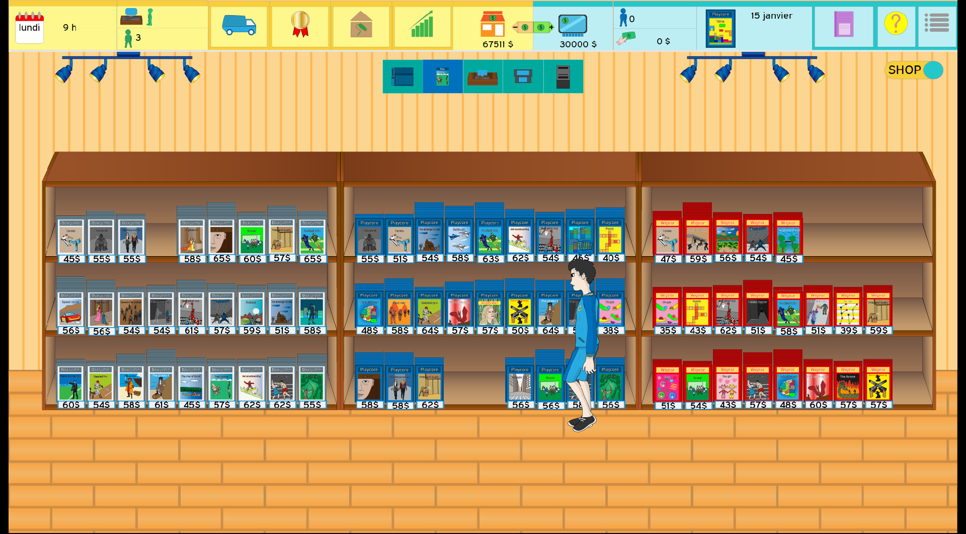 Shop Manager : Video Game Tycoon