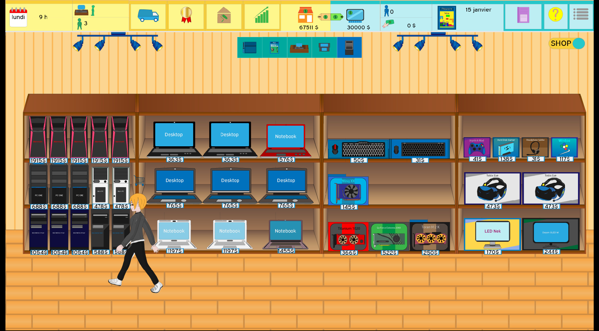 Shop Manager : Video Game Tycoon