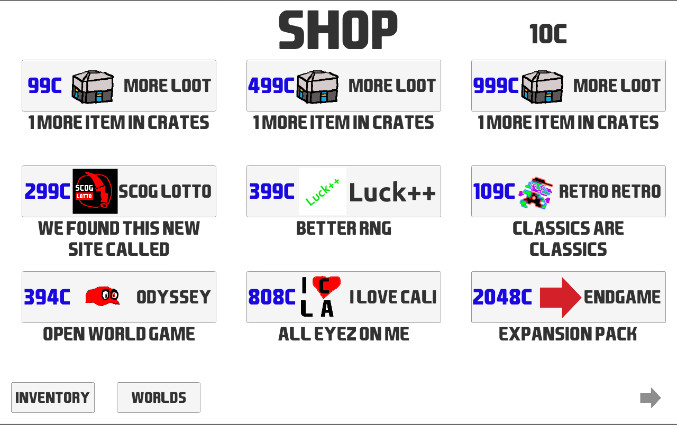 Microtransaction Simulator Game of the Decade: Deluxe Edition