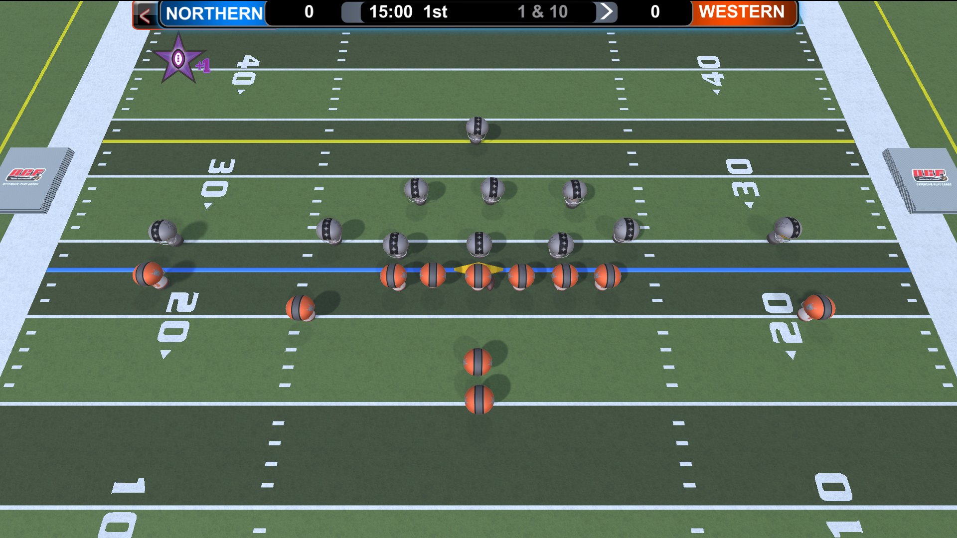 Action Card Football