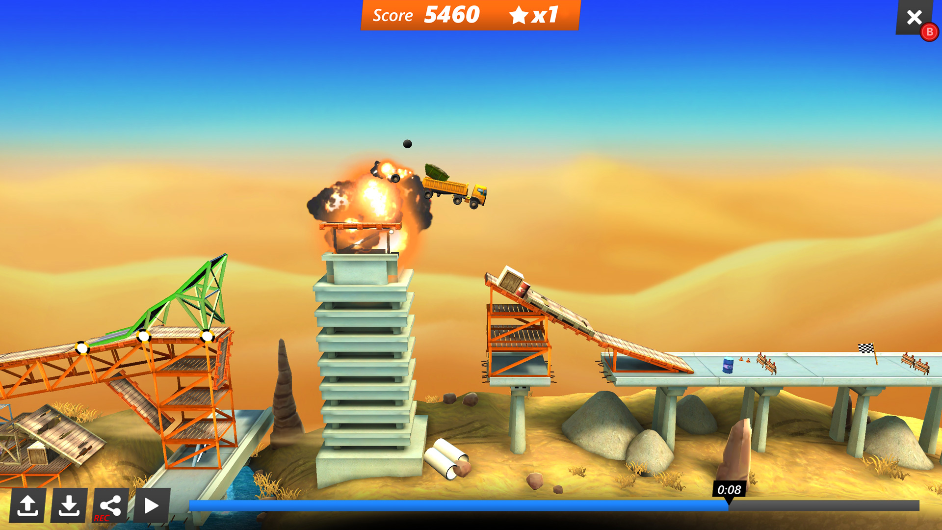 Bridge Constructor: Stunts