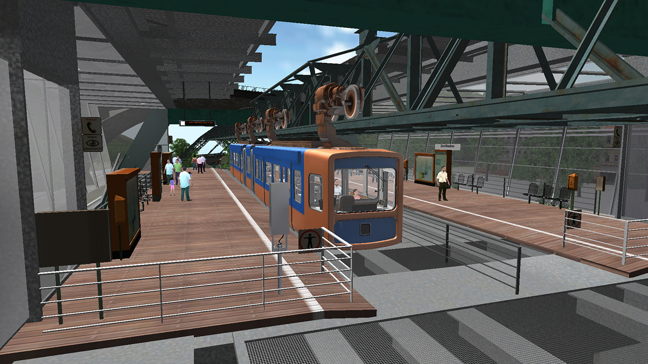 Suspension Railroad Simulator