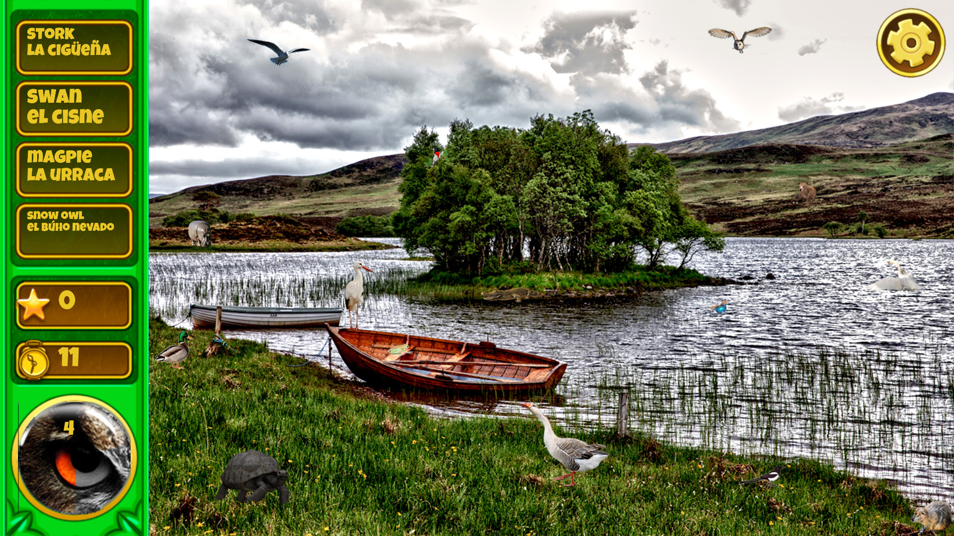 Hidden Animals: English – Spanish