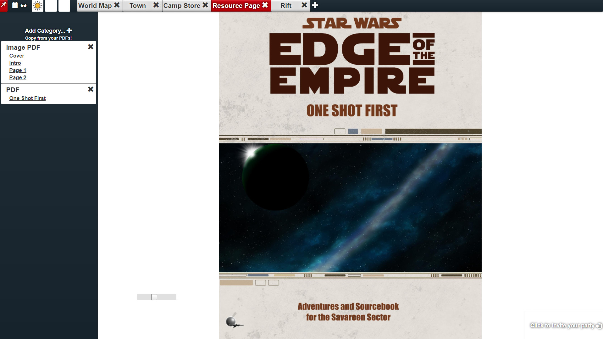 GM Forge – Virtual Tabletop