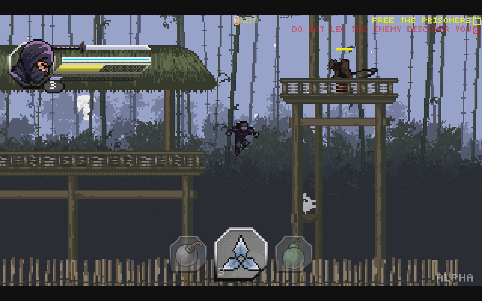 Pixel Shinobi: Nine demons of Mamoru