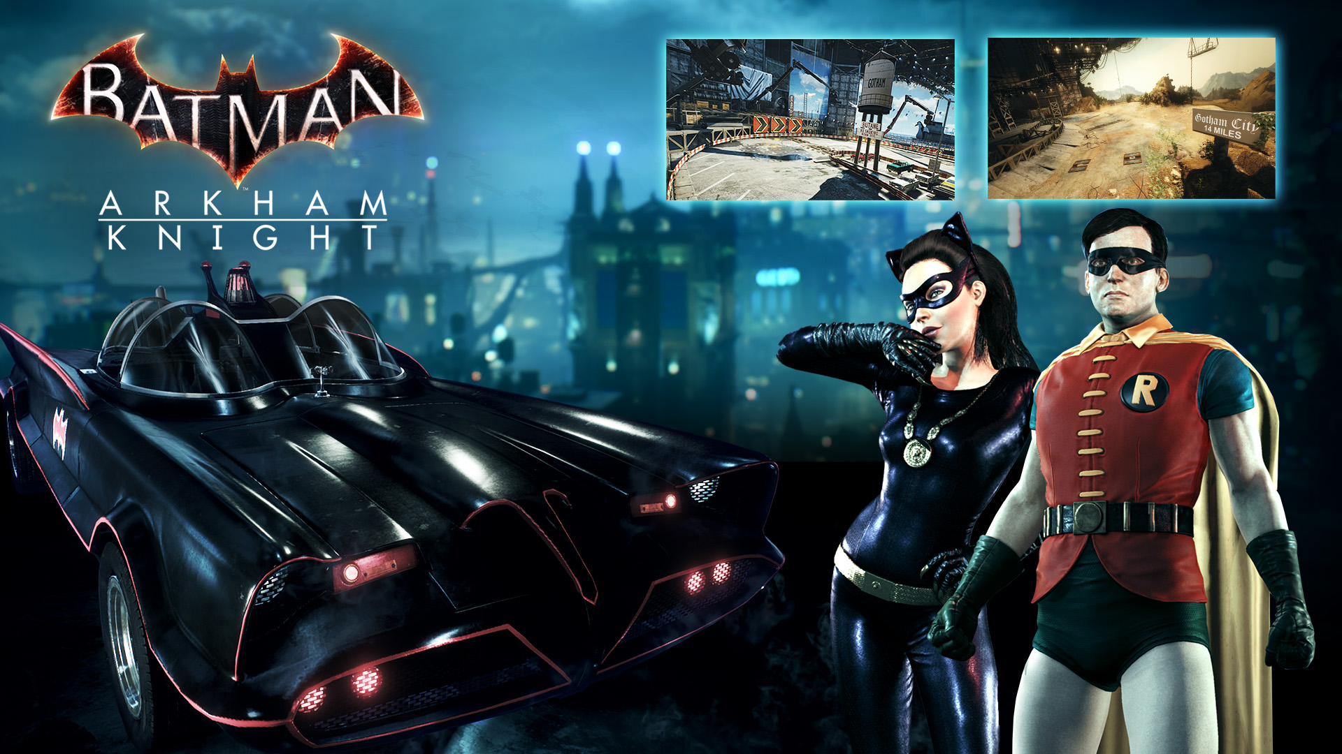 Batman: Arkham Knight – Batman Classic TV Series Batmobile Pack