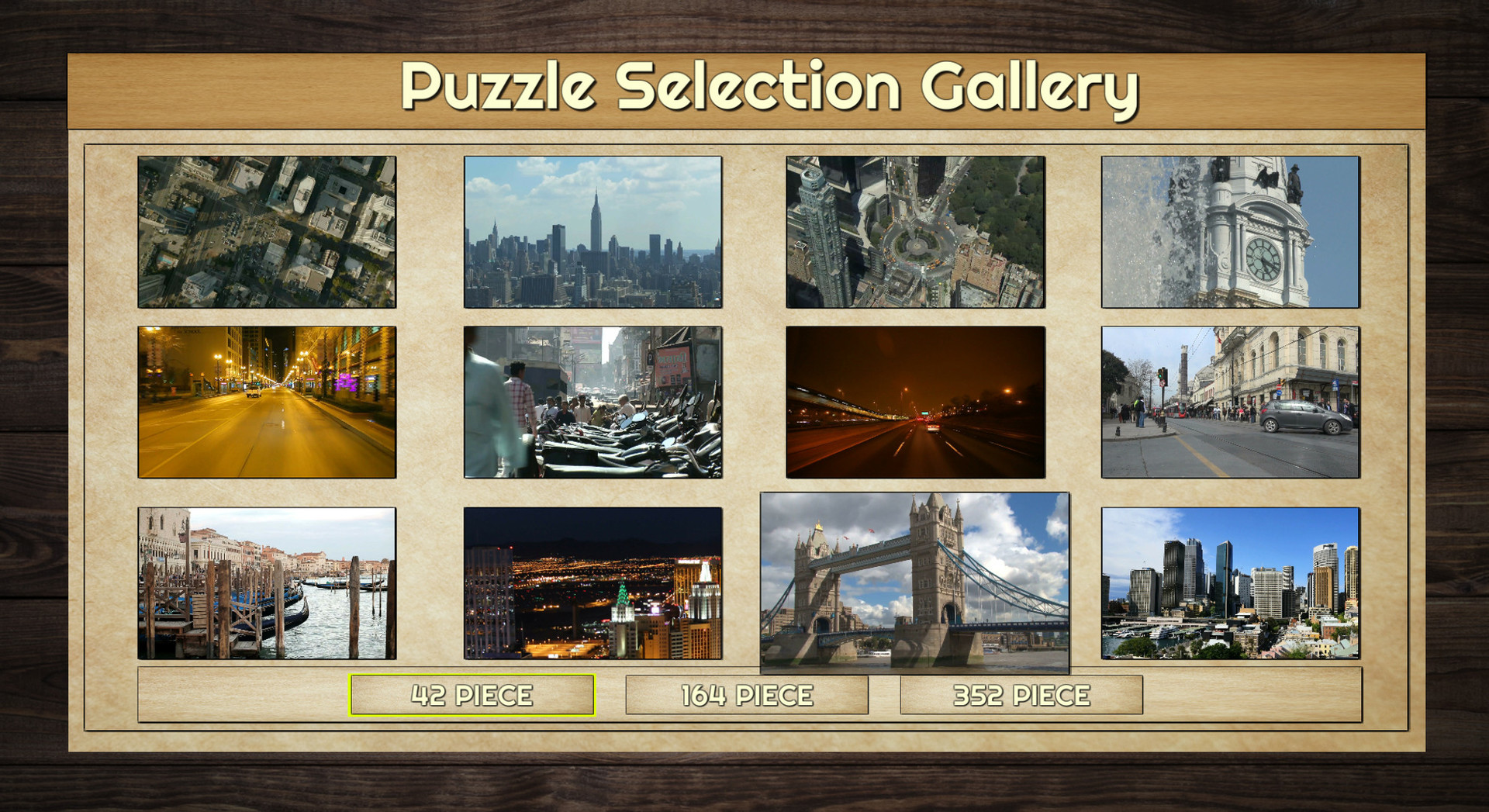 CityScape Jigsaw Puzzles: Animated