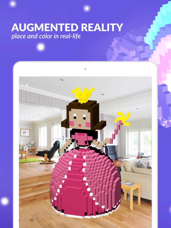 3d Voxel Art: Color by Number