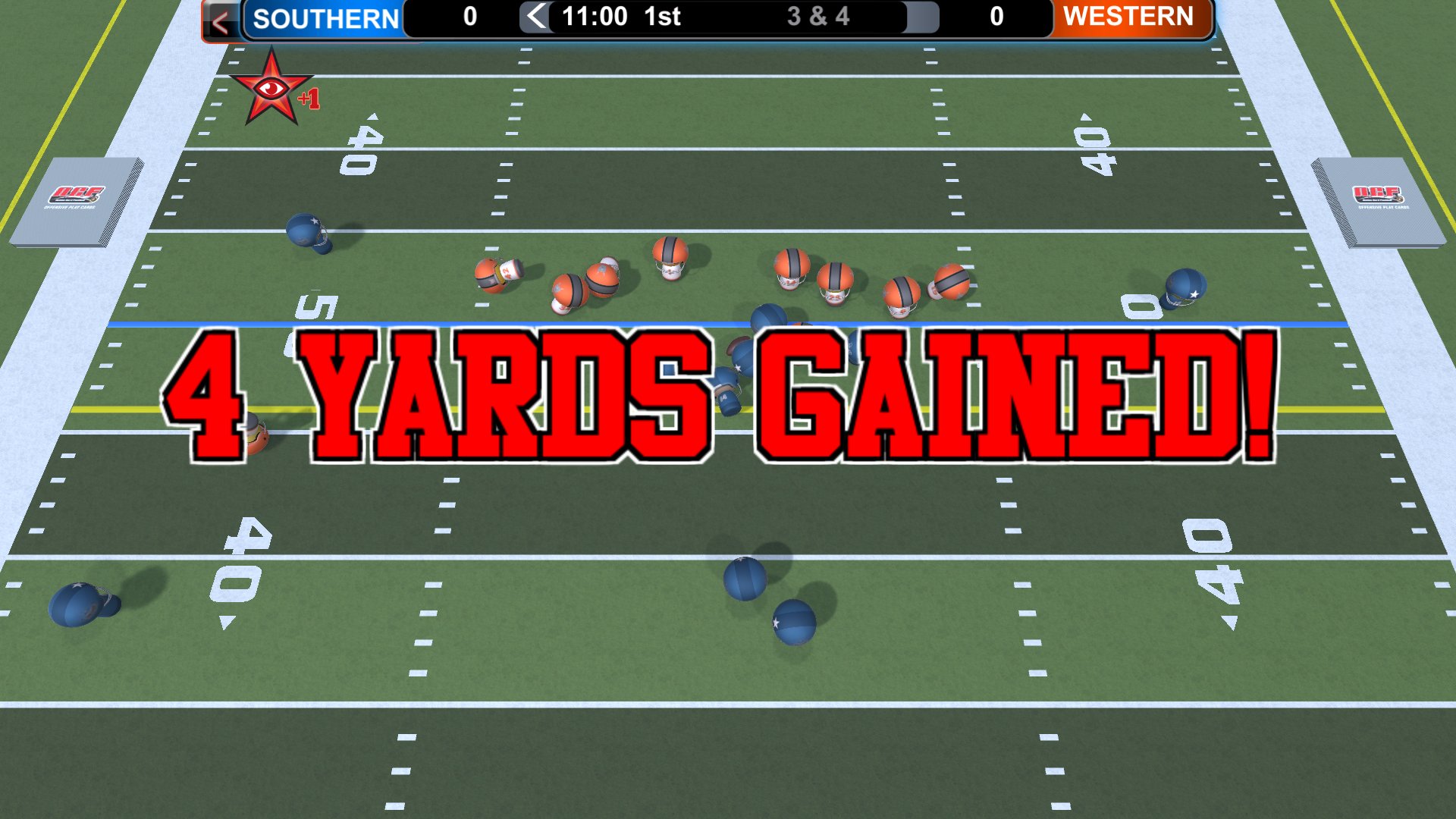 Action Card Football