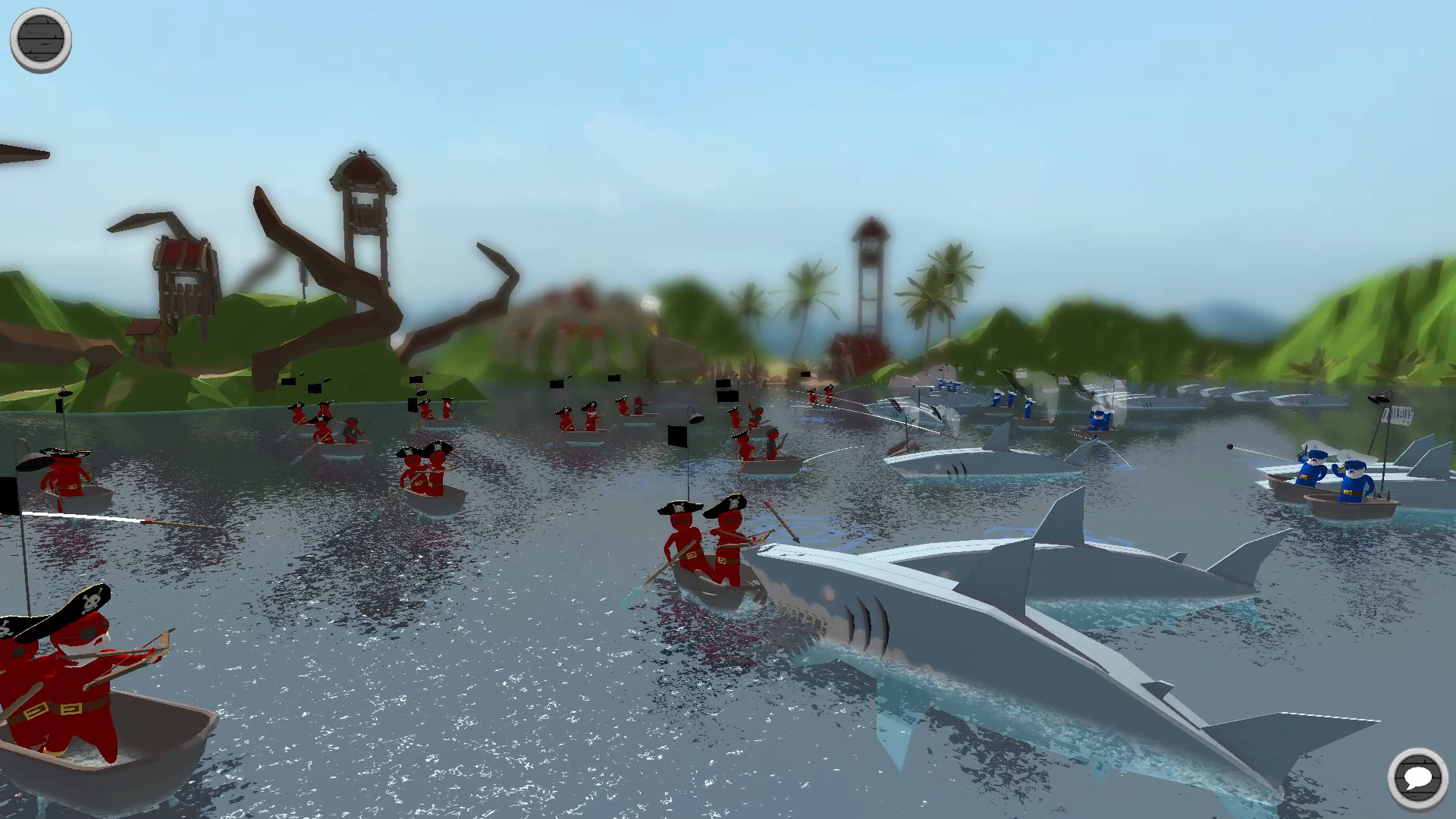 Stupid Raft Battle Simulator