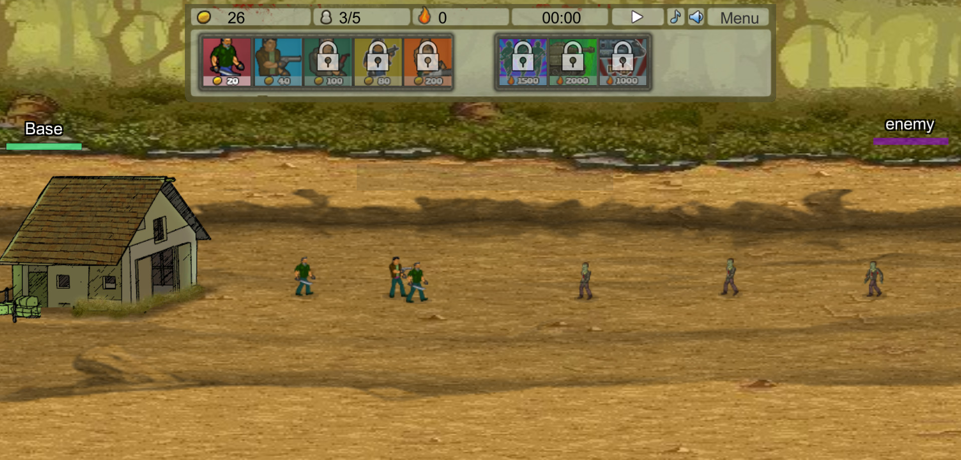Zombie Clicker Defense