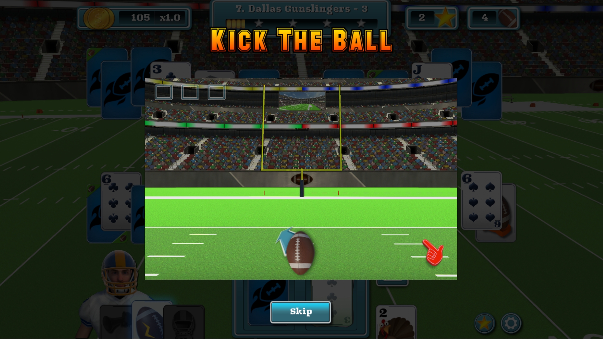 Touch Down Football Solitaire