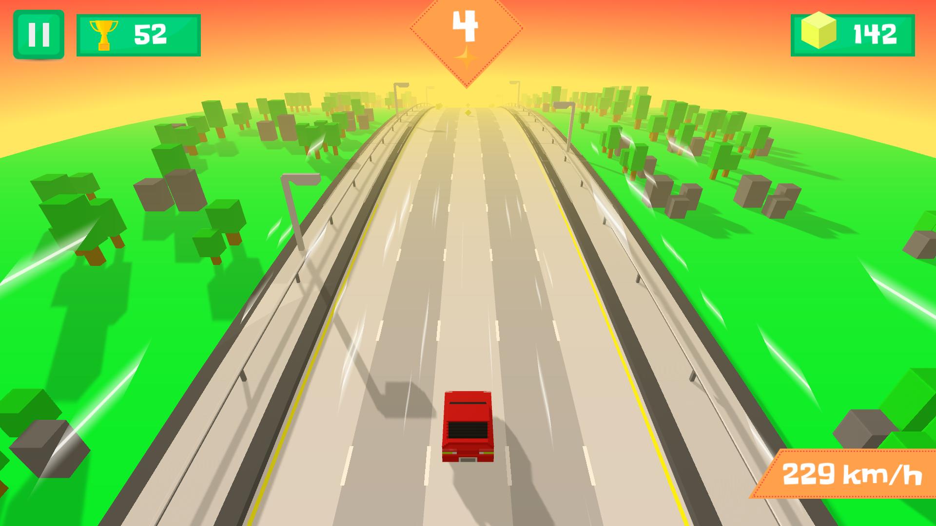 Pixel Traffic: Highway Racing
