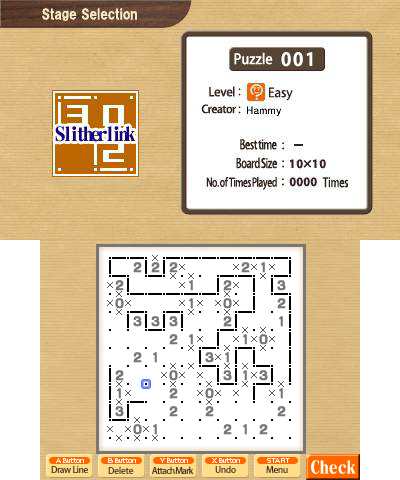 Slitherlink by Nikoli