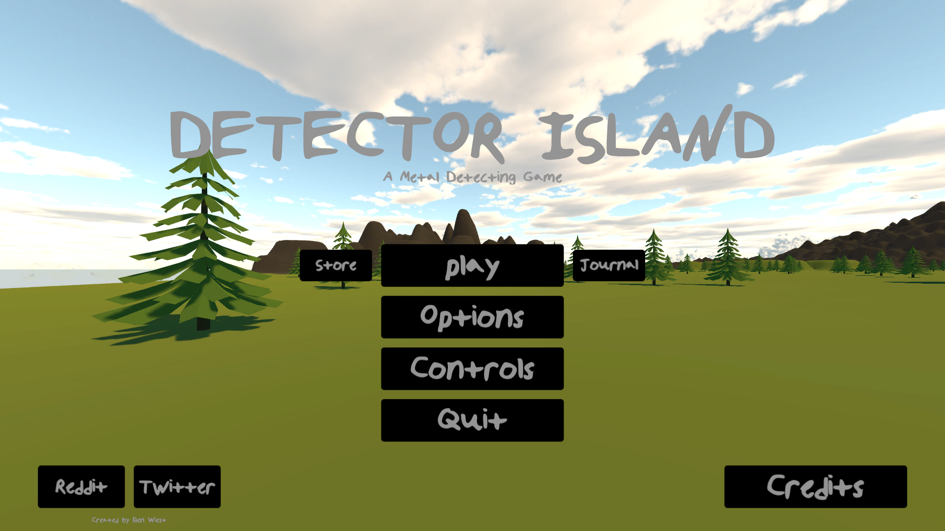 Detector Island: A Metal Detecting Game