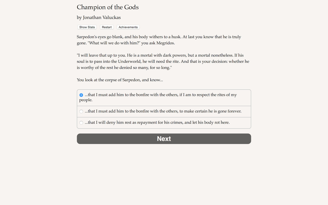 Champion of the Gods