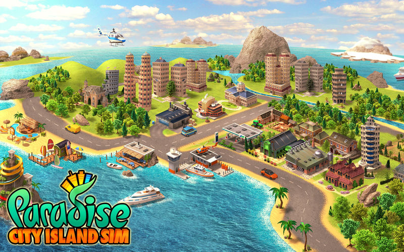 Paradise City Island Sim Town