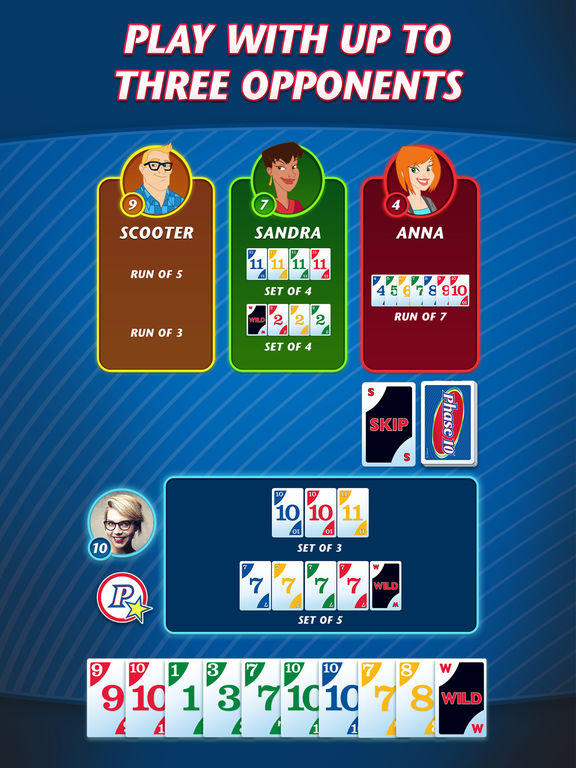 Phase 10 Pro – Play Your Friends!