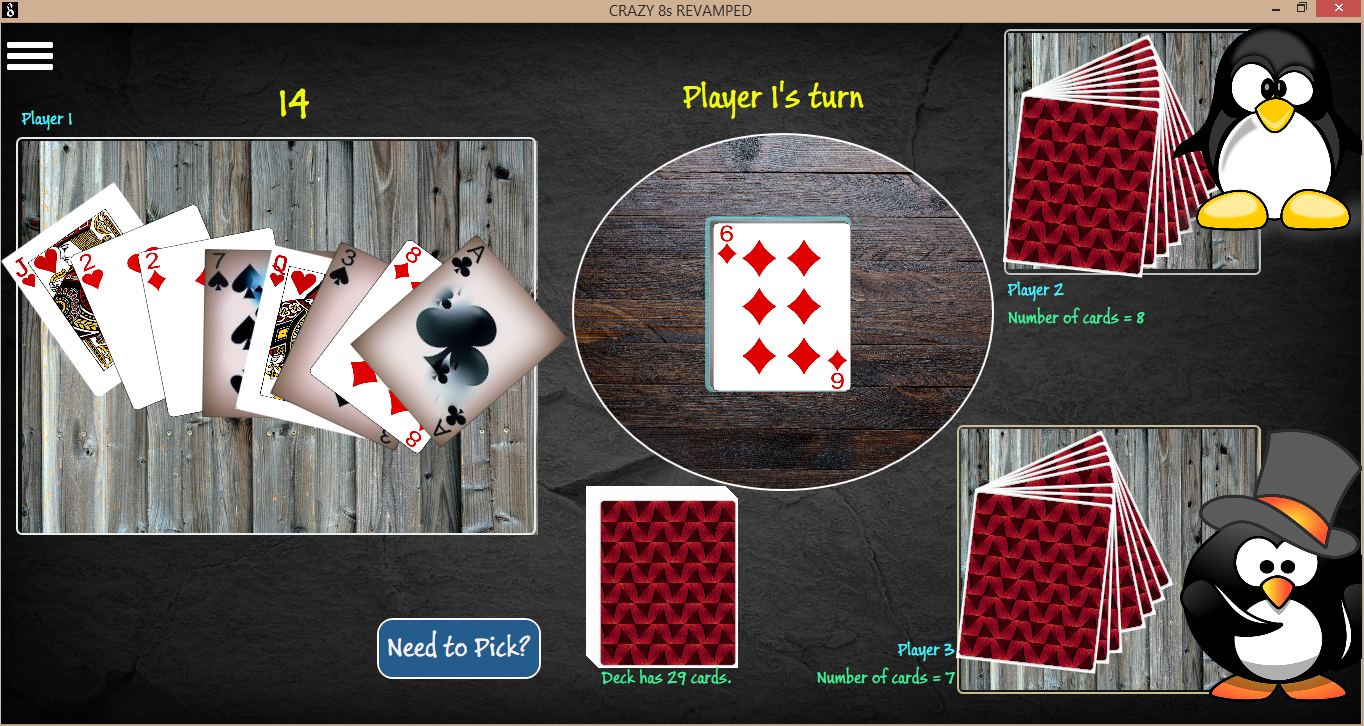 Crazy 8s Revamped