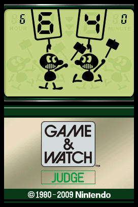 Game &amp; Watch Judge